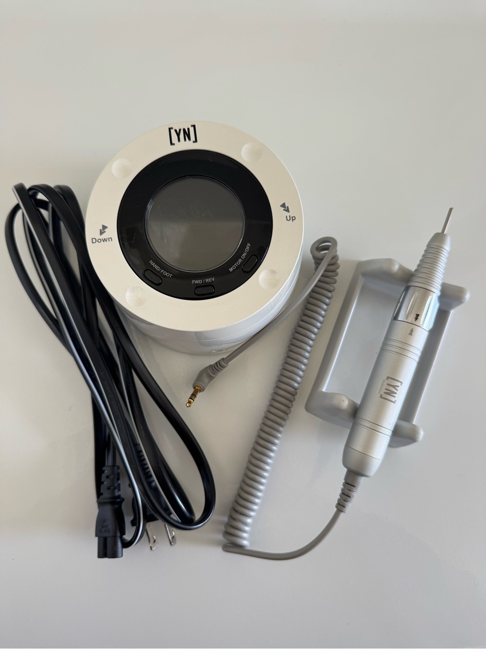 Silver Electric Nail Drill Machine with Handpiece